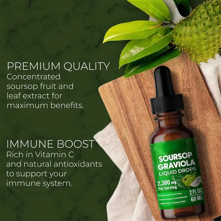 SOURSOP GRAVIOLA LIQUID DROPS 1